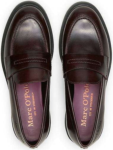 Marc O'Polo Loafer aus glänzendem Kalbleder