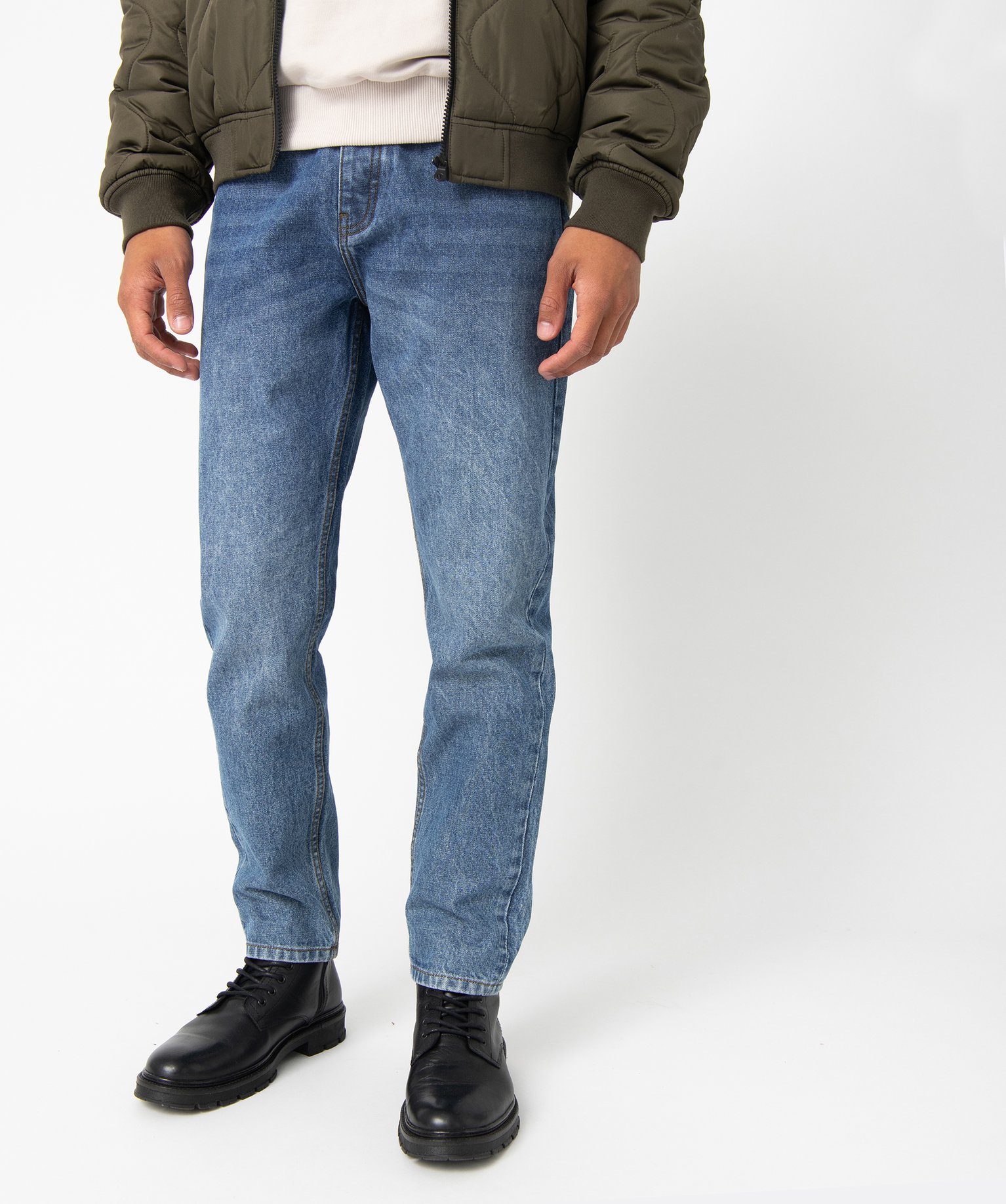 Jean homme coupe Straight - Camps United stone | GEMO