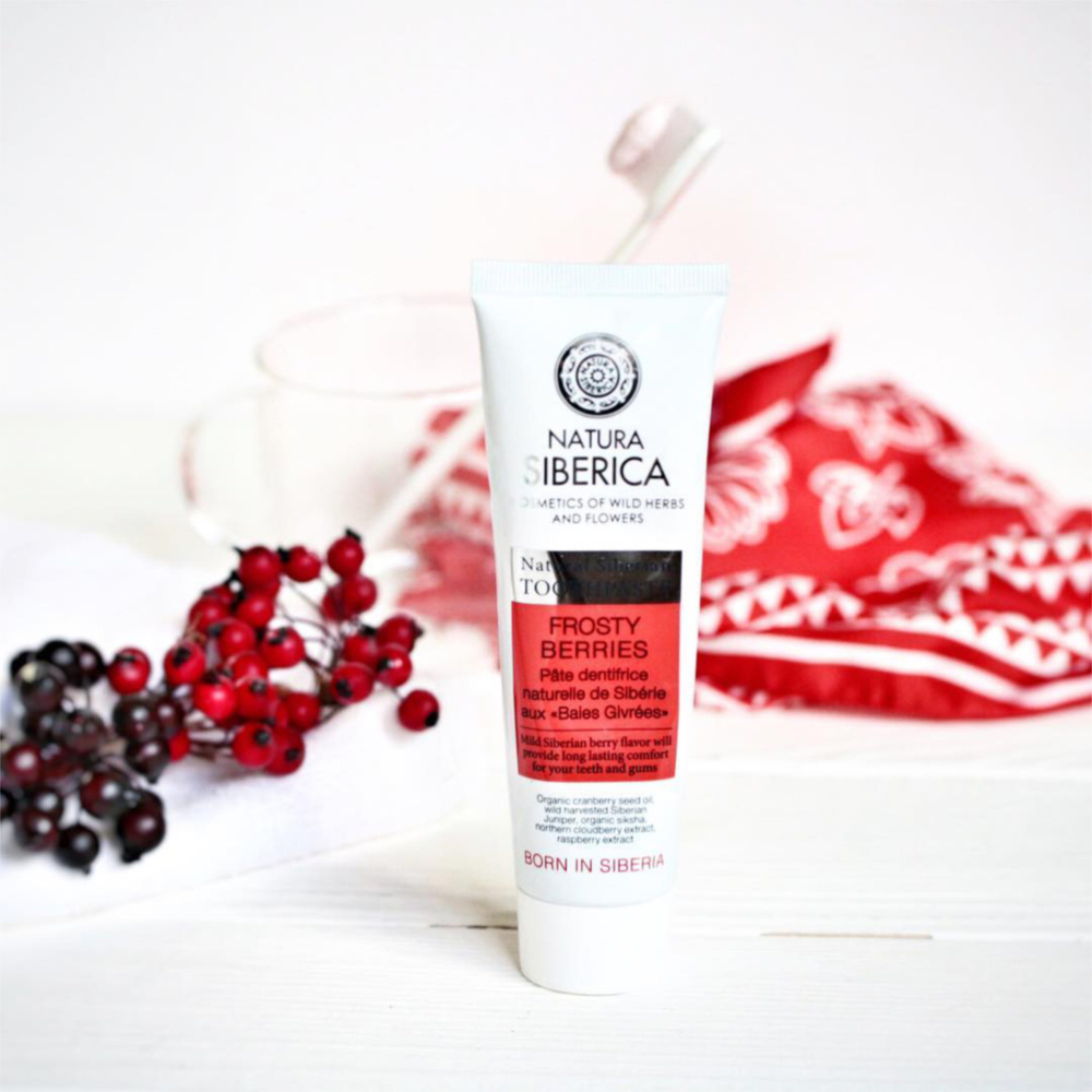 Natura Sibérica Dentifrice Naturel de Sibérie aux BaiesGivrées Dentifrice