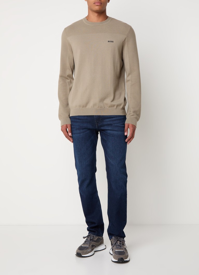 HUGO BOSS Momentum fine-knit sweater in wool blend