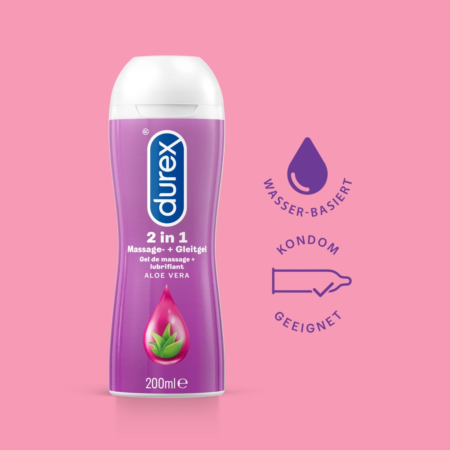 Play 2 in 1 Massage & Gleitgel Aloe Vera