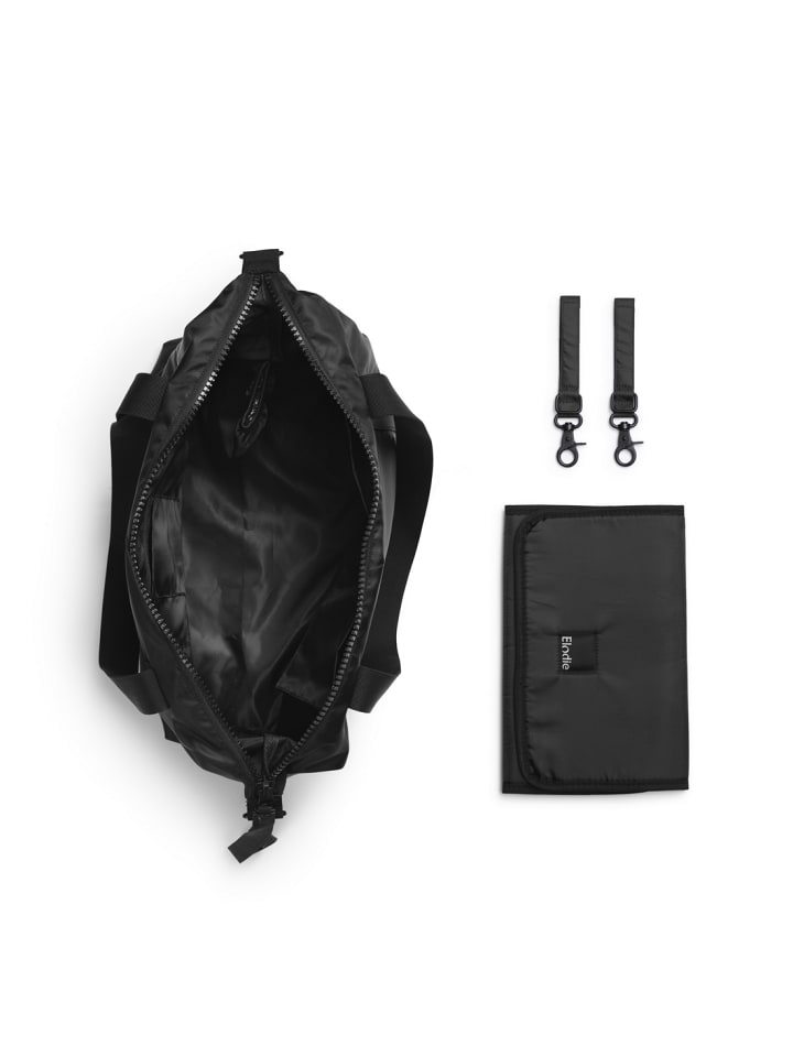 Elodie Details Wickeltasche - Soft Shell Brilliant Black in Schwarz günstig kaufen onesize