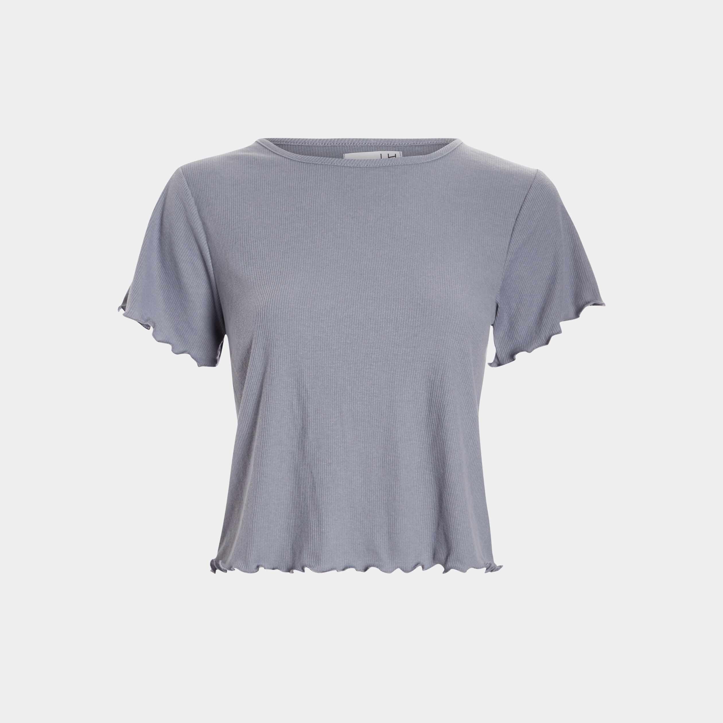 Haut de pyjama manches courtes bleu gris femme | La Halle