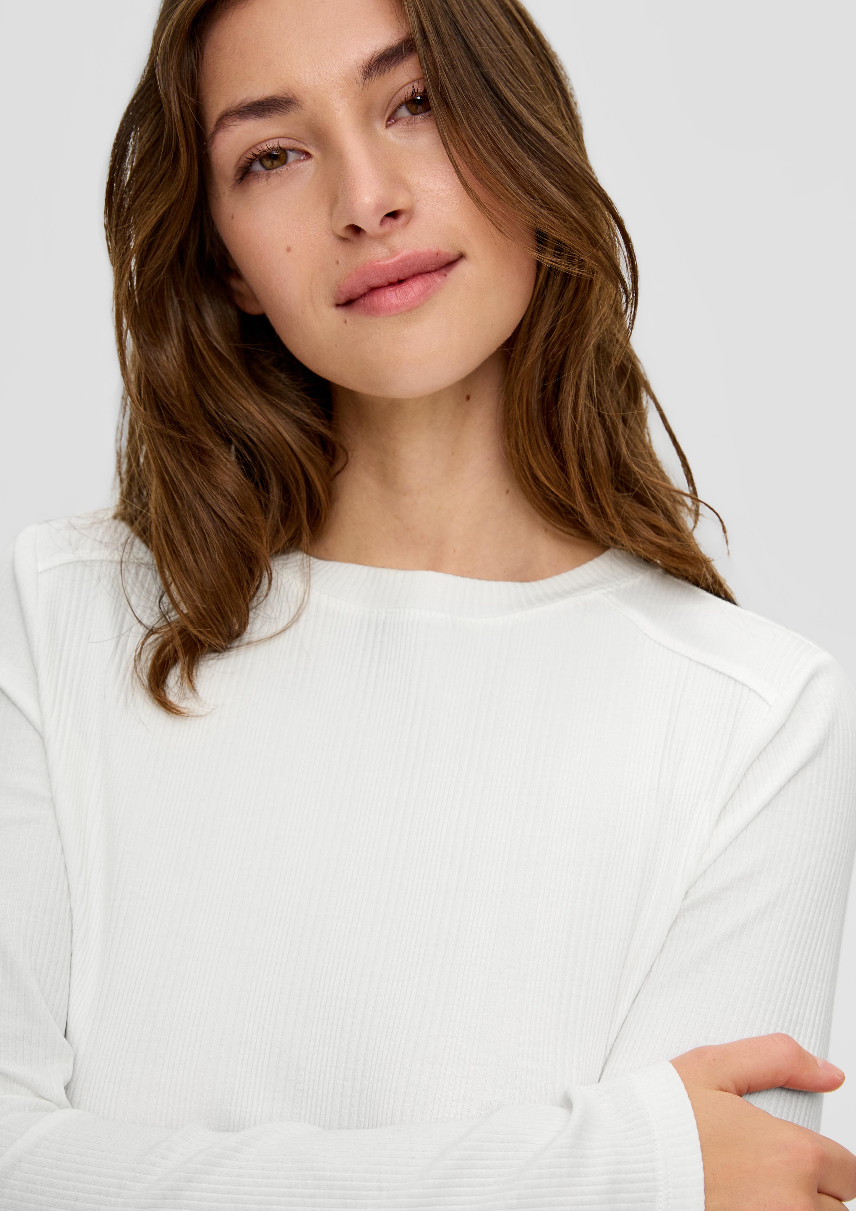 Longsleeve aus Baumwollstretch  2135418-0200