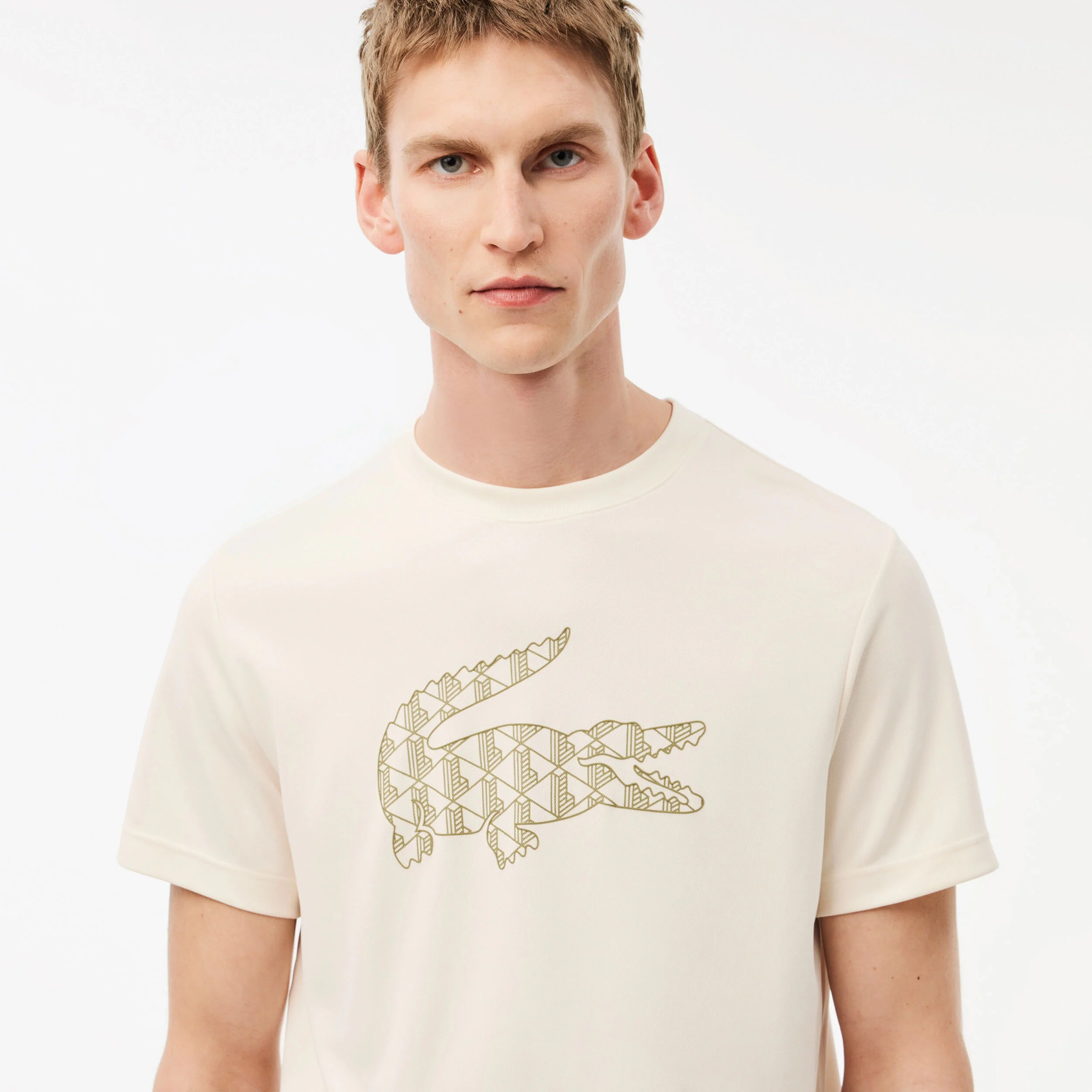 Technical Capsule T-Shirt Herren - Creme