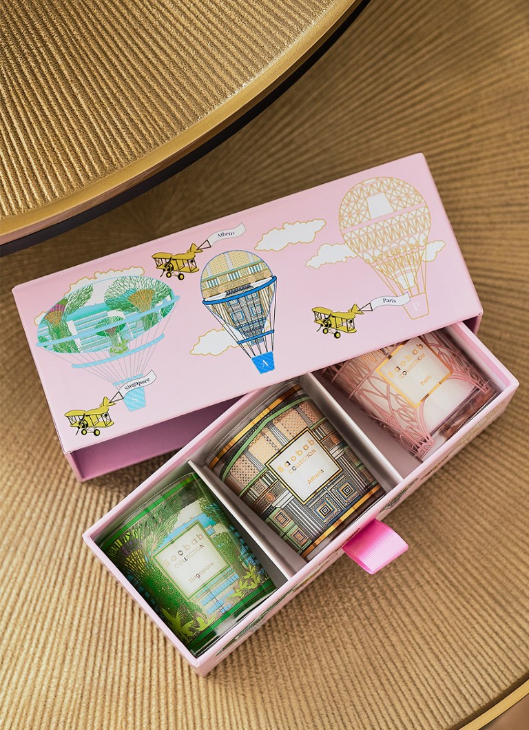 Coffret de 3 bougies parfumées de voyage Baobab Collection Trio