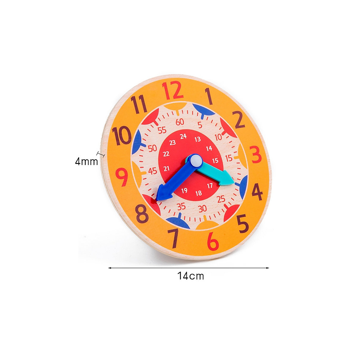 Zeit Erkenntnis Bunte Uhr Frühen Lernen Spielzeug Holz Kleine Uhr Puzzle Spielzeug für Kinder Kinder