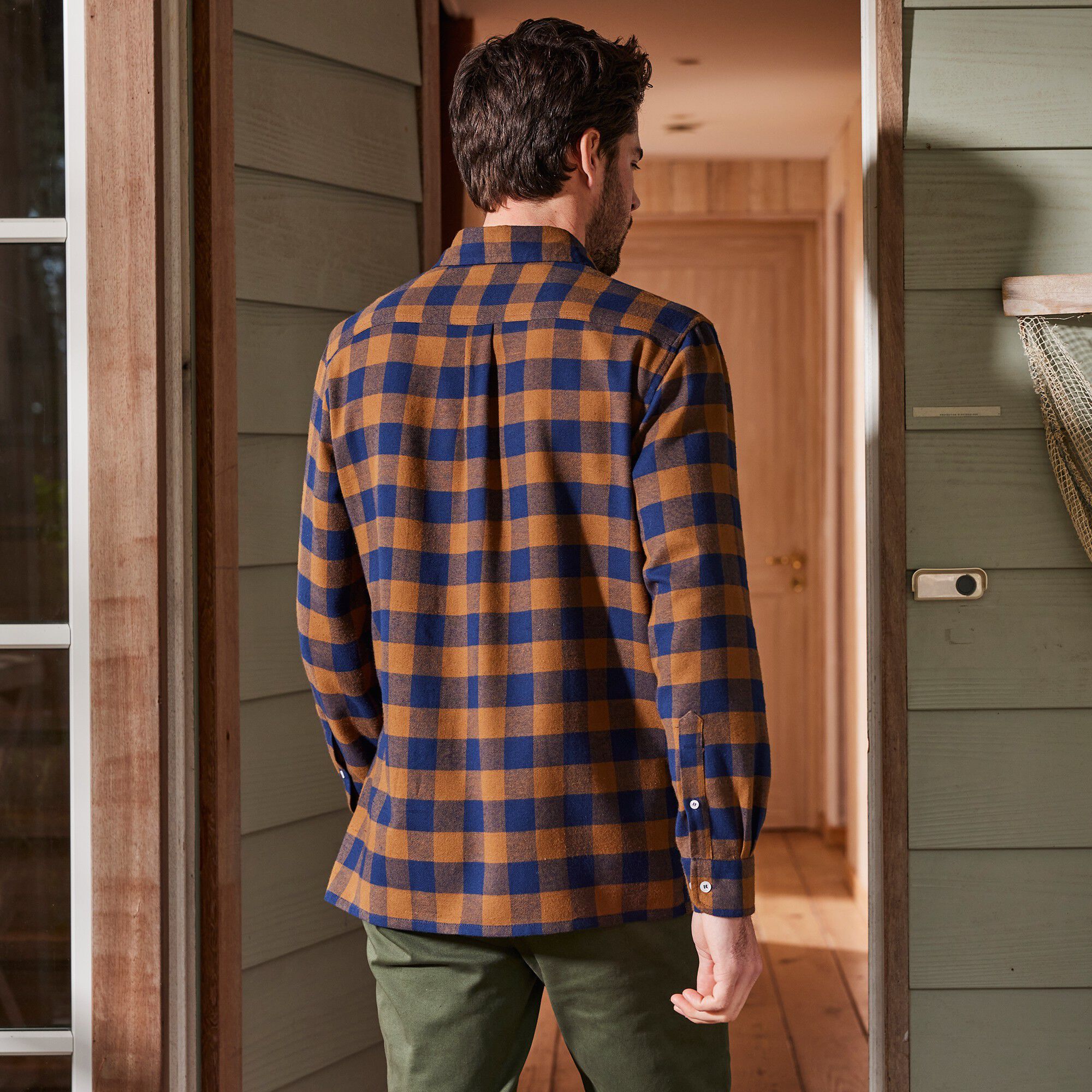 Chemise carreaux écossais flanelle