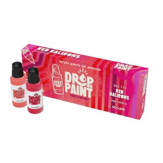 Scale 75 - Drop & Paint - Red Balloons (8x17ml)
