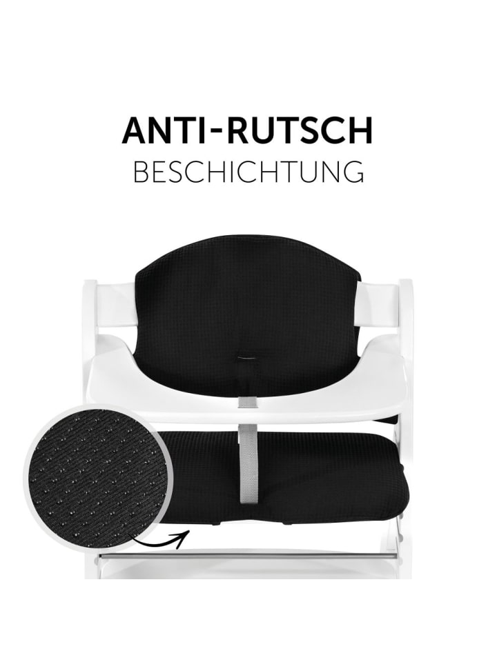 Hauck Sitzkissen / Hochstuhlauflage für Alpha Hochstuhl - in schwarz günstig kaufen onesize