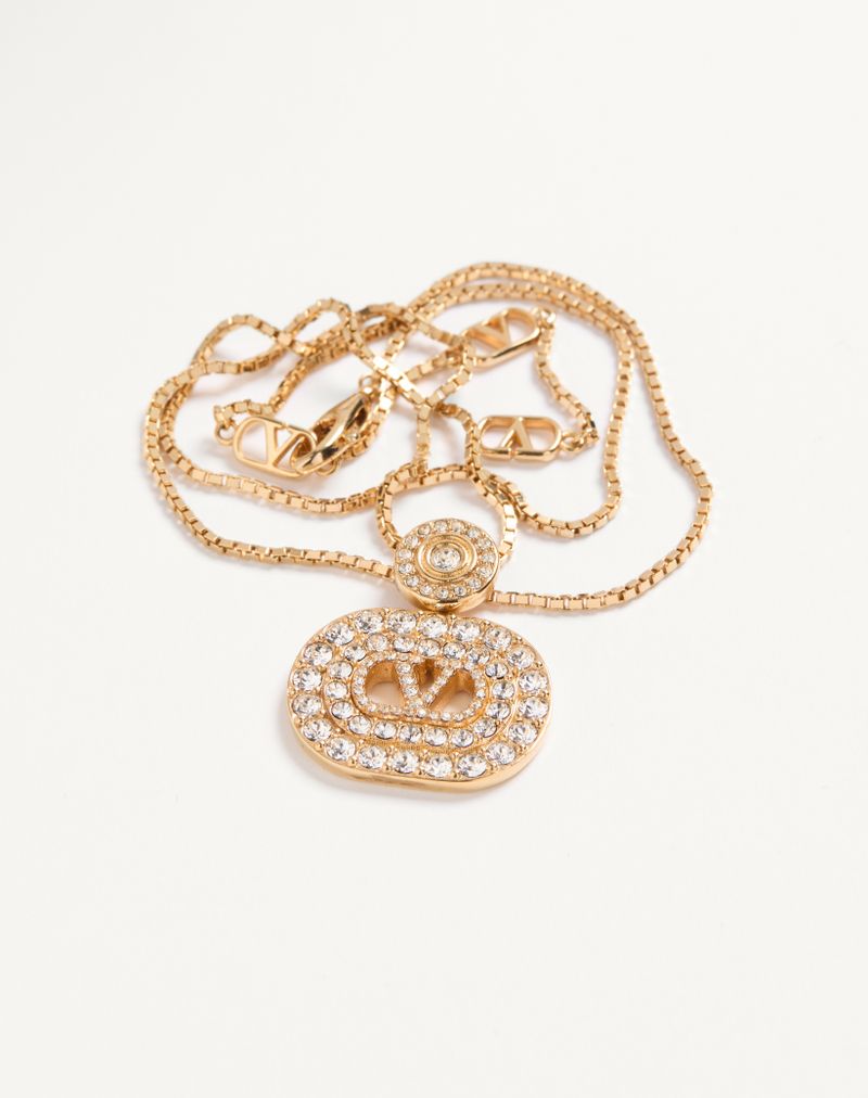 Colar exclusivo VLogo em metal e cristais Swarovski®