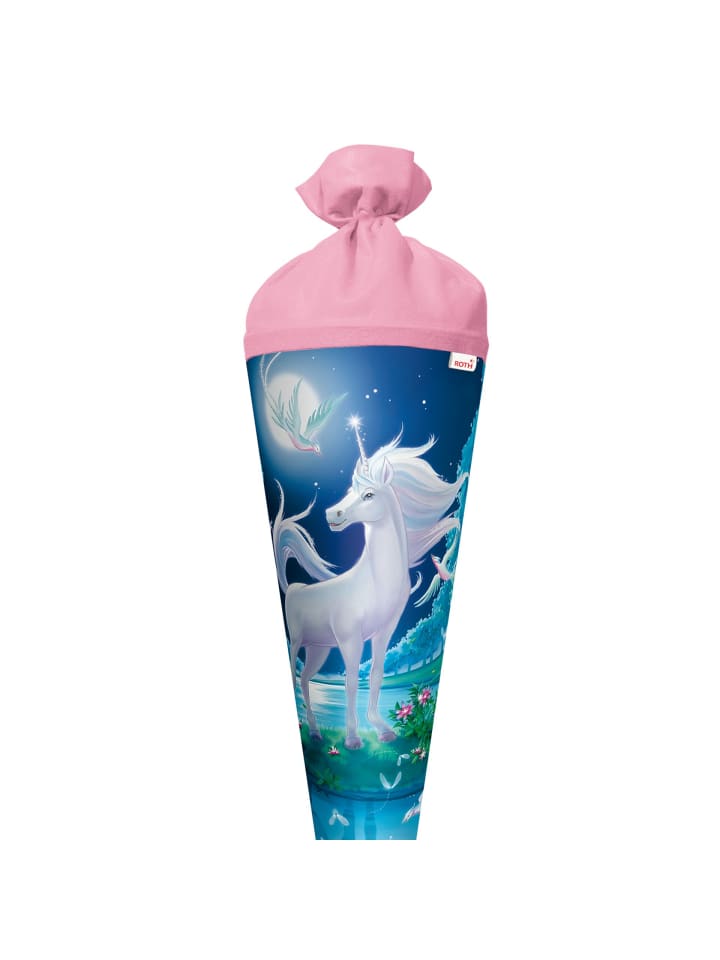 ROTH Schultüte groß Mondschein-Einhorn 70 cm in Blau günstig kaufen onesize