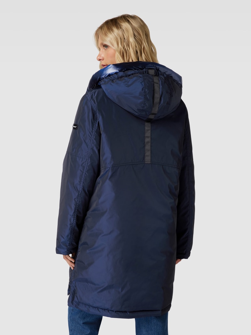 Parka mit Kapuze Modell 'PAYTEN' in marineblau