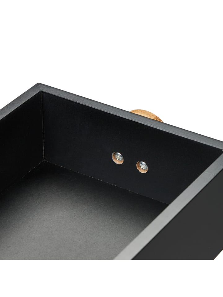 relaxdays Schreibtisch Organizer in Schwarz/ Natur günstig kaufen onesize