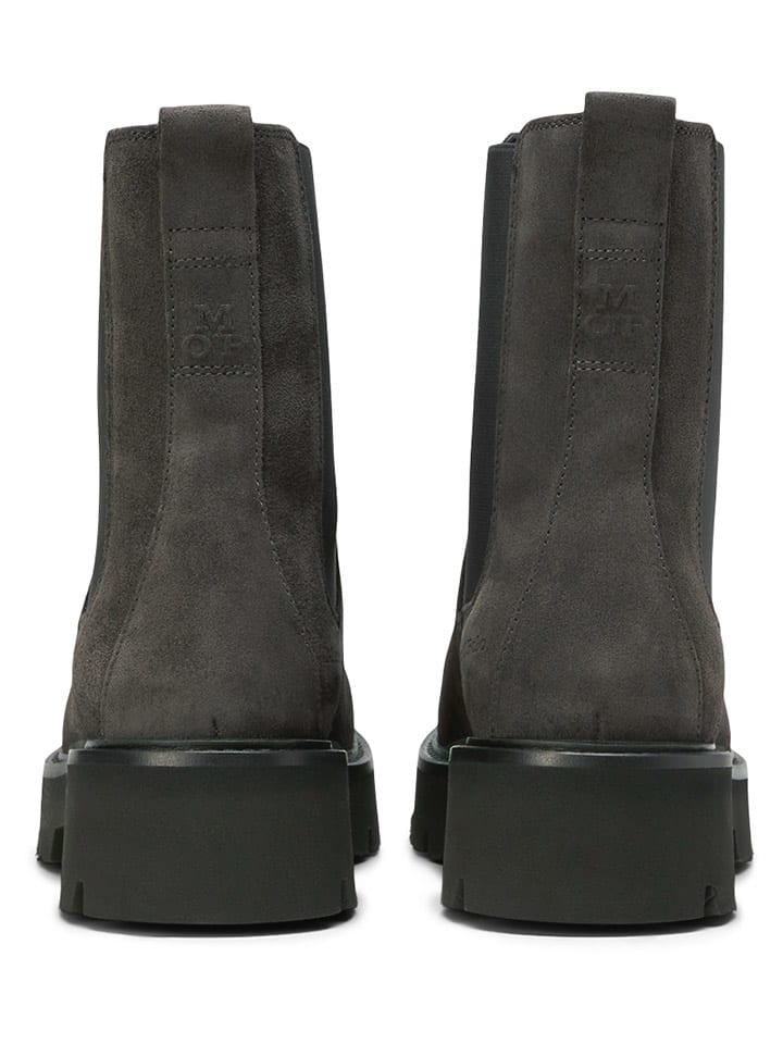 Marc O'Polo Shoes Leder-Chelsea-Boots in Schwarz günstig kaufen