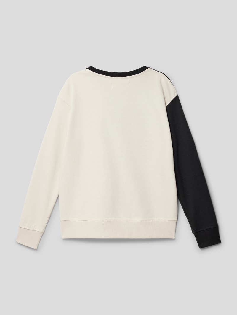 Sweatshirt mit Motiv-Print Modell 'JOROLI' in schwarz