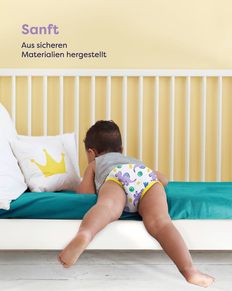Töpfchen-Trainingshose wiederverwendbar, 3-4 Jahre, lila/bunt, 3 St