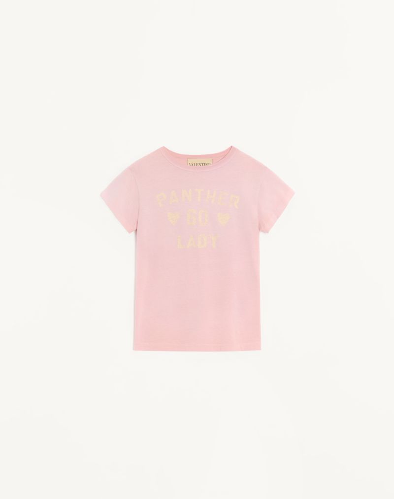 Camiseta de algodão estampada