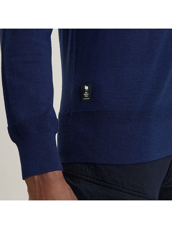 G-Star Wollpullover in Dunkelblau günstig kaufen