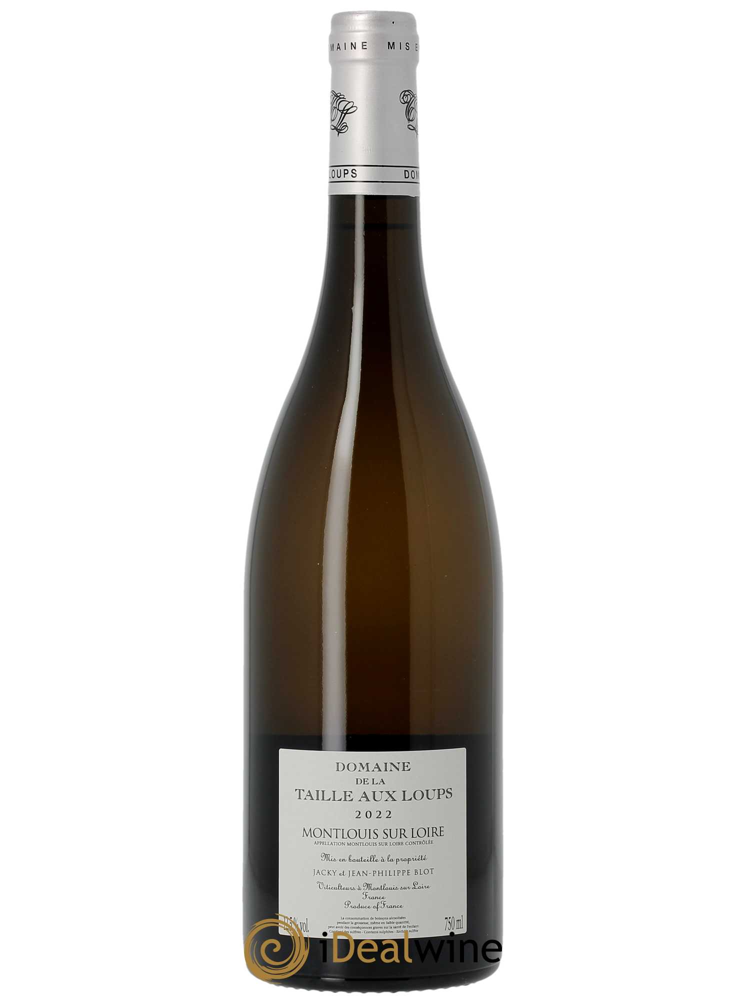 Montlouis-sur-Loire Rémus La Taille aux Loups - Jacky Blot  2022 - Lot de 1 Bouteille
