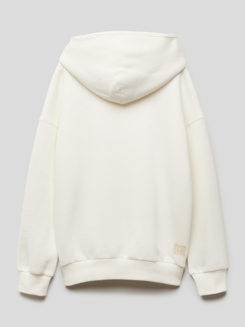 Hoodie mit Känguru-Tasche Modell 'Rochester' in offwhite