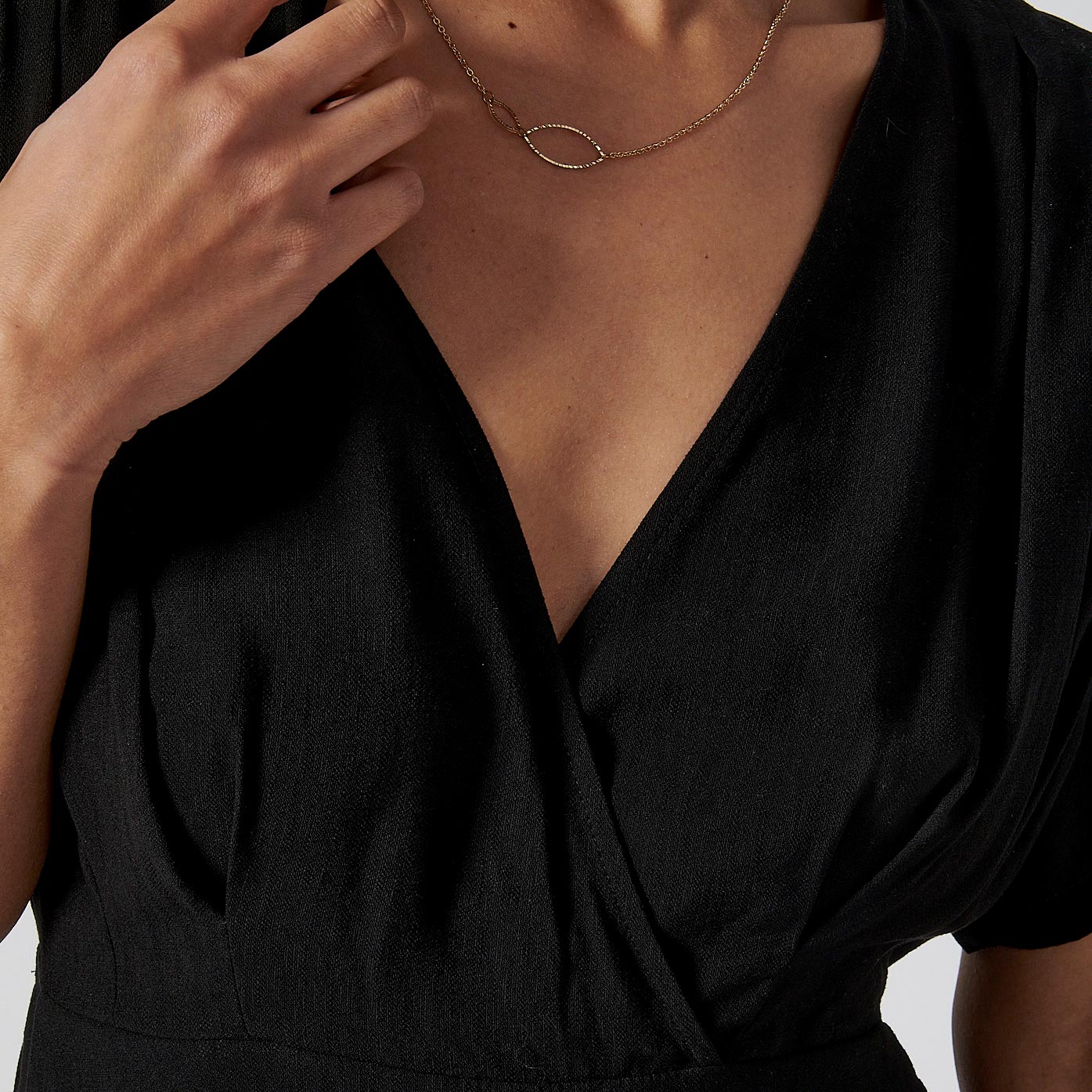 CAEL   Robe longue noire Femme