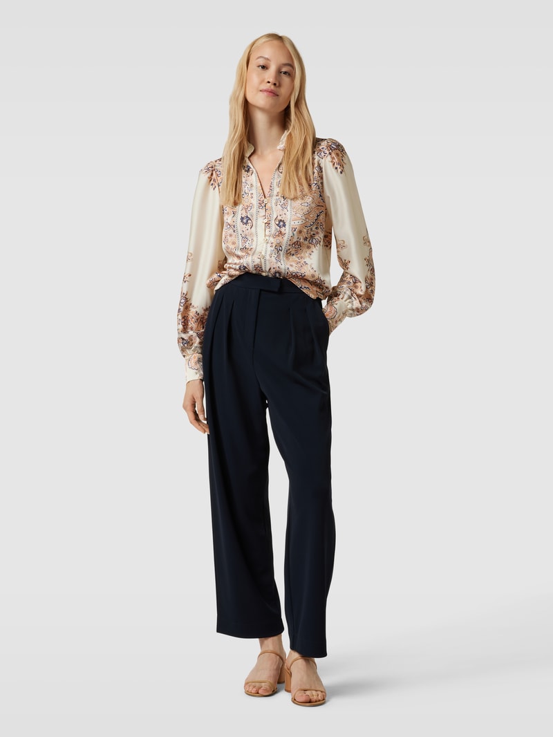 Bluse mit Paisley-Muster Modell 'Massima' in ecru