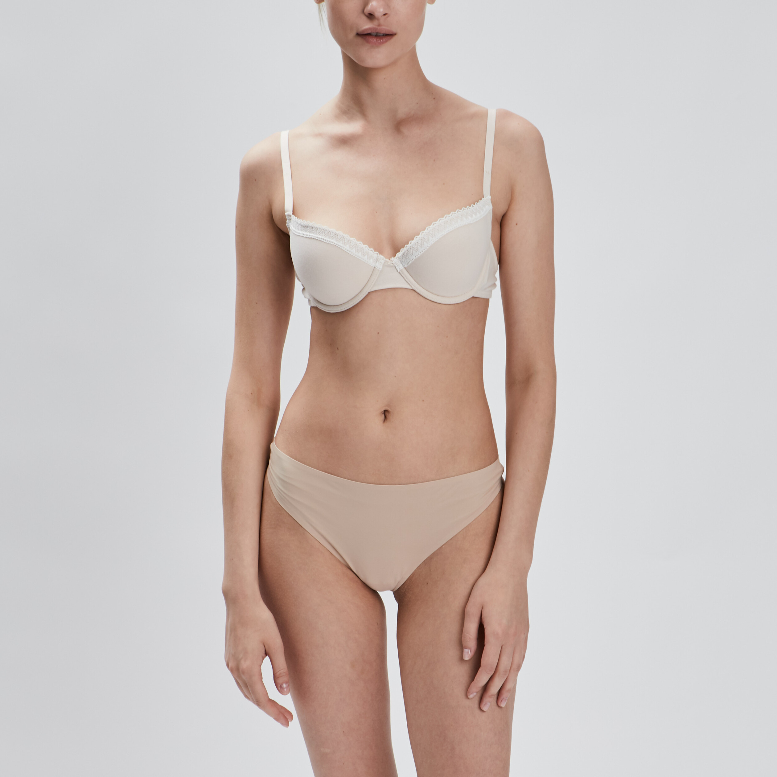 String microfibre beige femme | La Halle