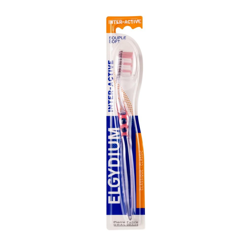 Oral Care ELGYDIUM Inter Active Souple Brosse à dents