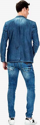 Cipo & Baxx Sakko mit Used-Look-Waschung