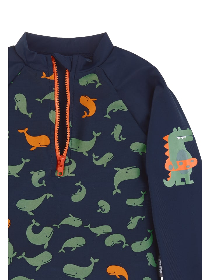 Sterntaler Badeshirt langarm uni   Wale in marineblau günstig kaufen 80