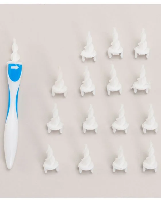 Nettoie-oreilles avec 16 embouts flexibles
