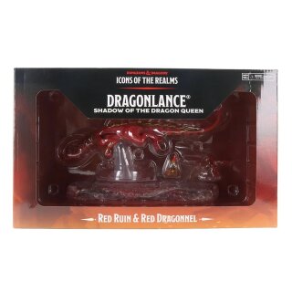 D&D Icons of the Realms: Dragonlance - Red Ruin & Red Dragonnel (Set 25)