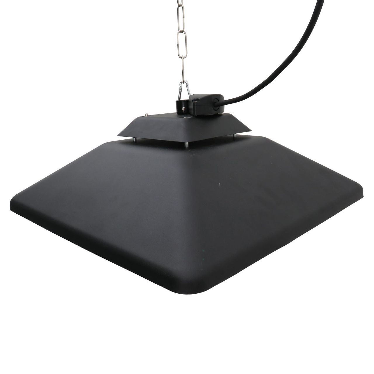 Outsunny Terrassenstrahler mit Fernbedienung LED Beleuchtung, 2000W, 43x43x25cm