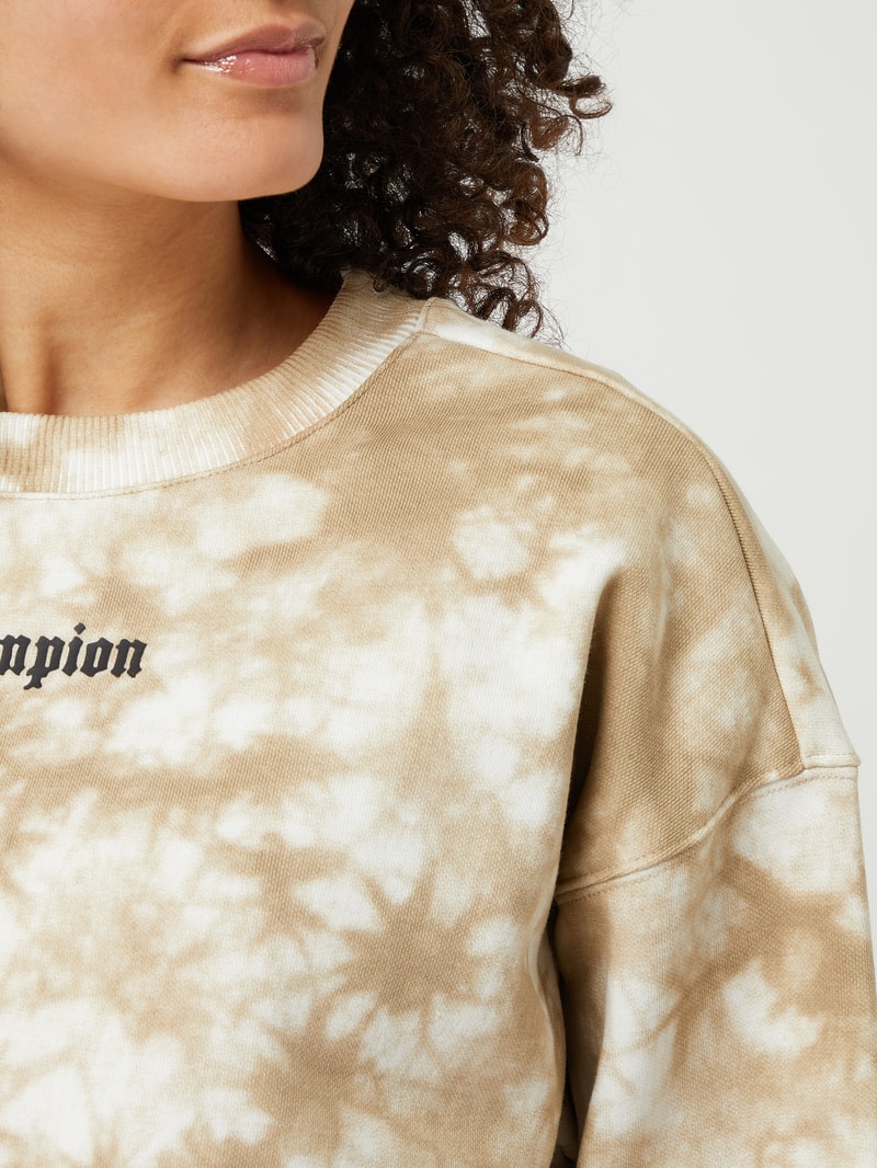 Custom Fit Sweatshirt im Batik-Look - Champion x P&C - Exklusiv bei uns in beige