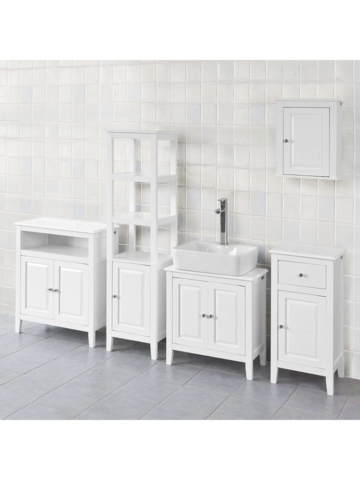 SoBuy Waschbeckenunterschrank in Weiß - (B)60 x (H)62 x (T)30cm günstig kaufen onesize