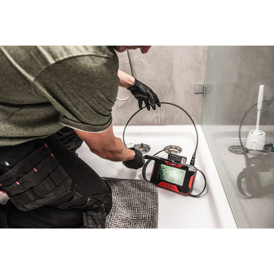 Milwaukee 4933493592 M12 SIM-0 Monitor cu cameră de inspecție alimentată cu baterie, fără baterie și încărcător