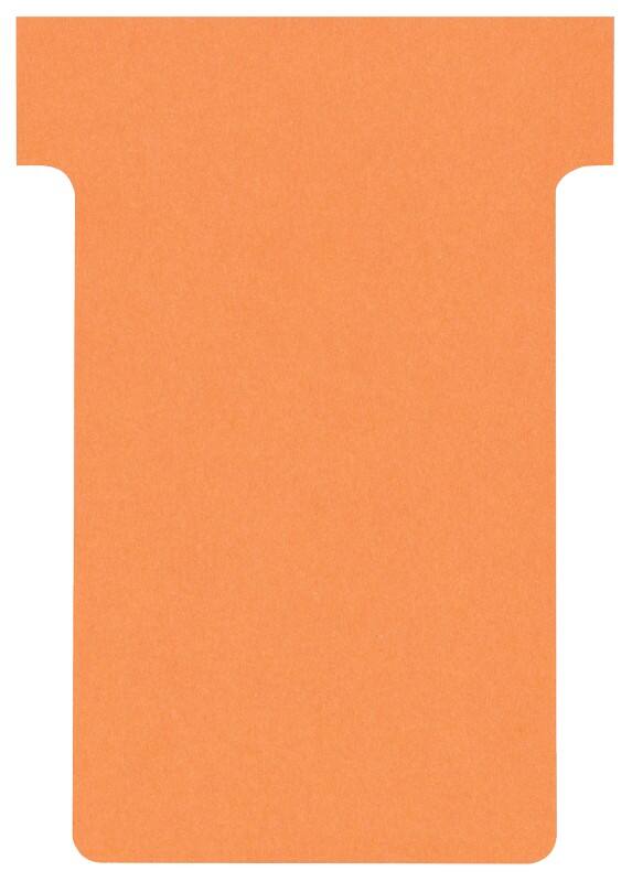 Nobo T-Steckkarten 2 Orange 6 x 8,5 cm 100 Stück