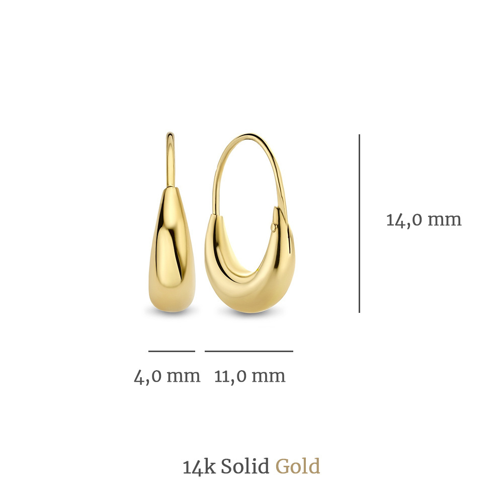 Isabel Bernard Le Marais Créoles - Or 585 / Or 14 carats Boucles d'oreilles