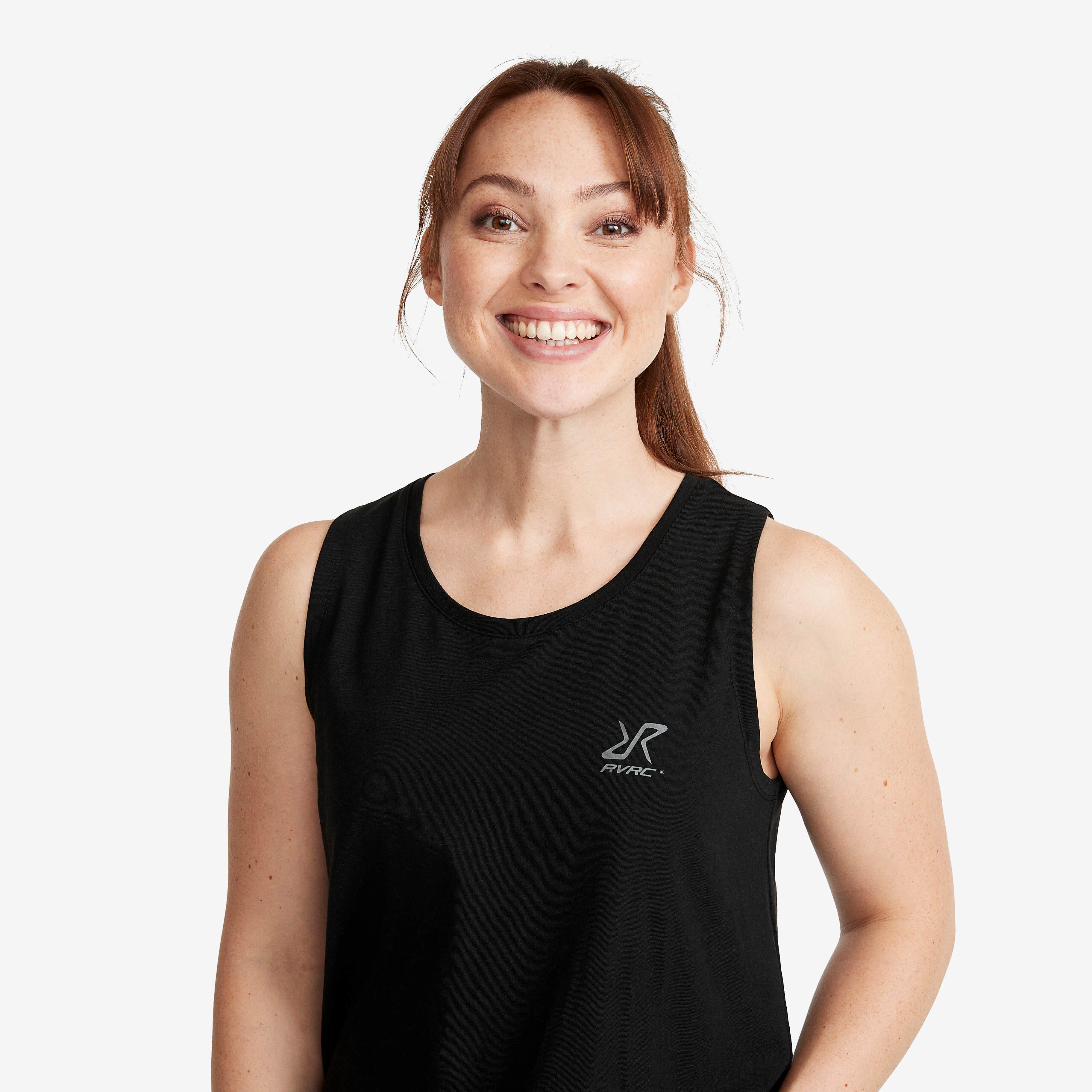 Soft Singlet Femme Black