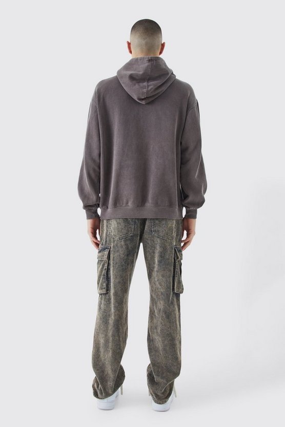 Bestickter Oversize Hoodie