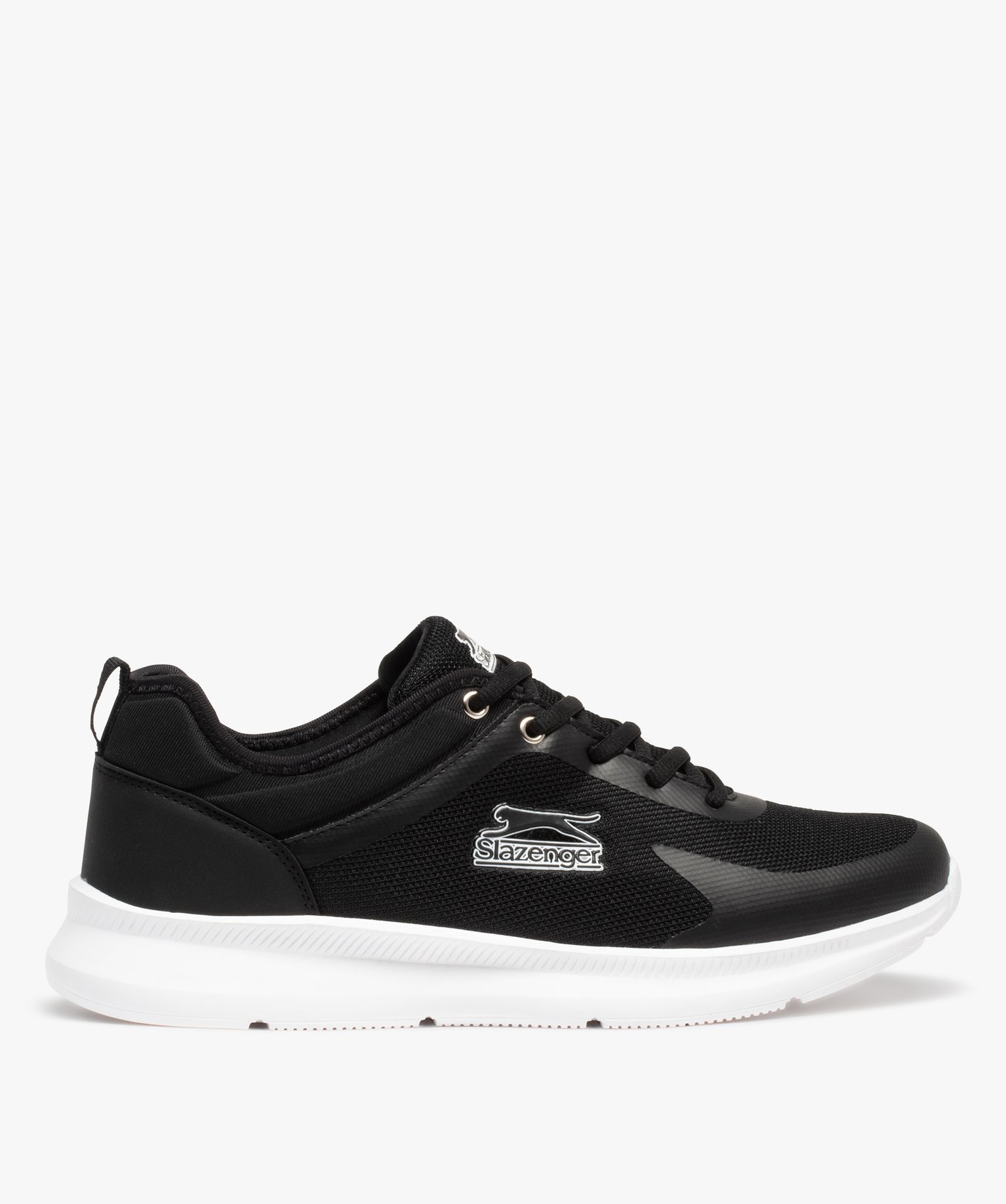 Baskets homme running en mesh légères - Slazenger noir | GEMO