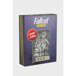 Fallout Replik Perk-Karte Glück