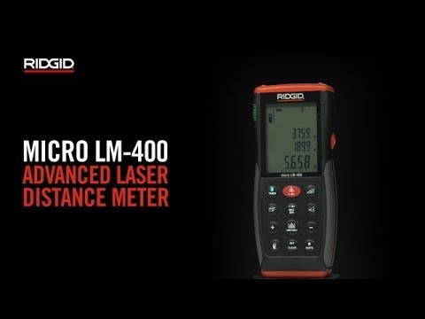 Ridgid 36813 Modell LM-400 mikro avansert laseravstandsmåler