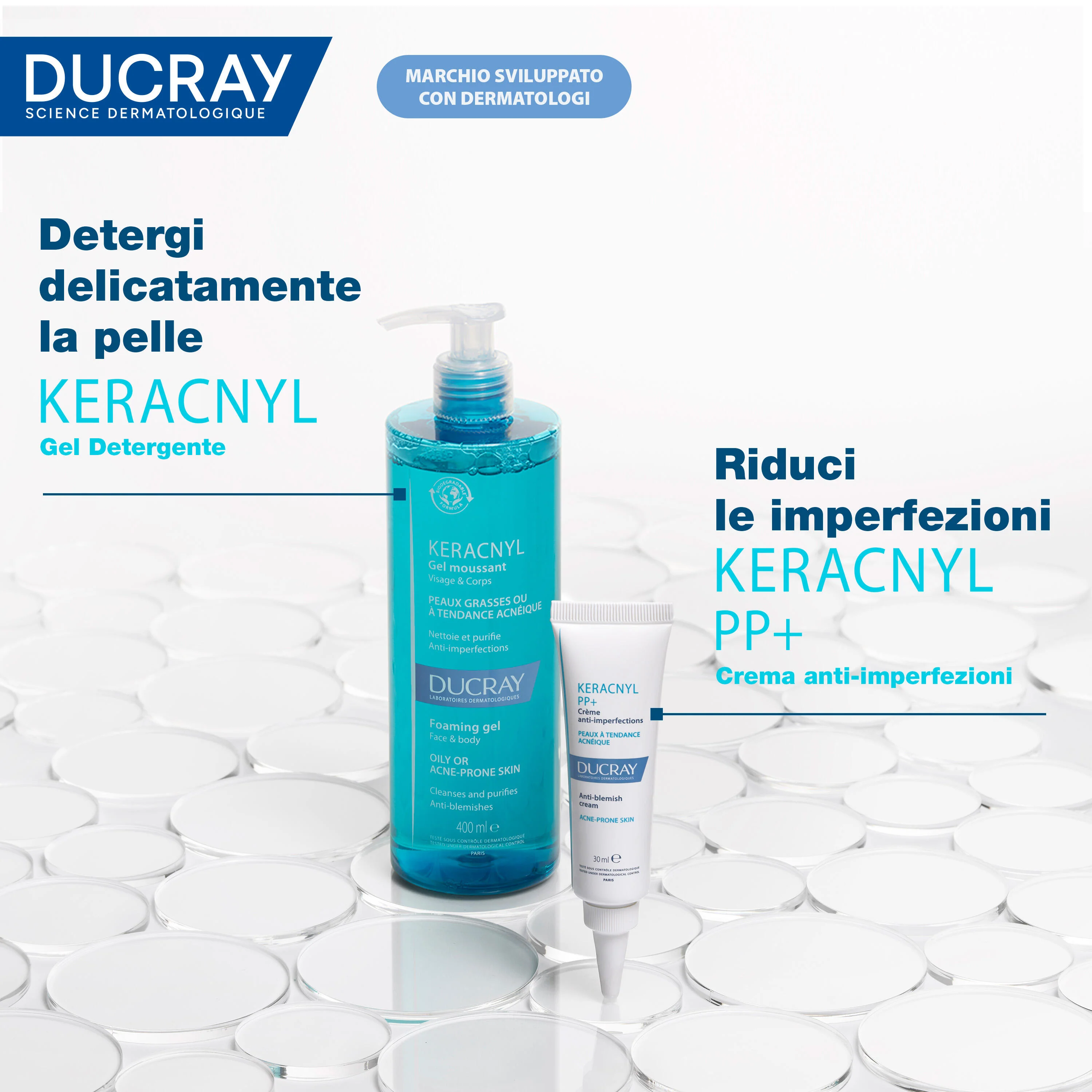Crema antiimperfecciones Keracnyl PP+ - Tratamiento facial antiimperfecciones de 24 horas