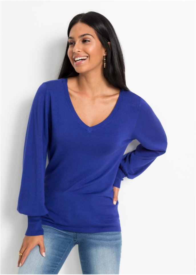 Pullover mit Ballonärmeln