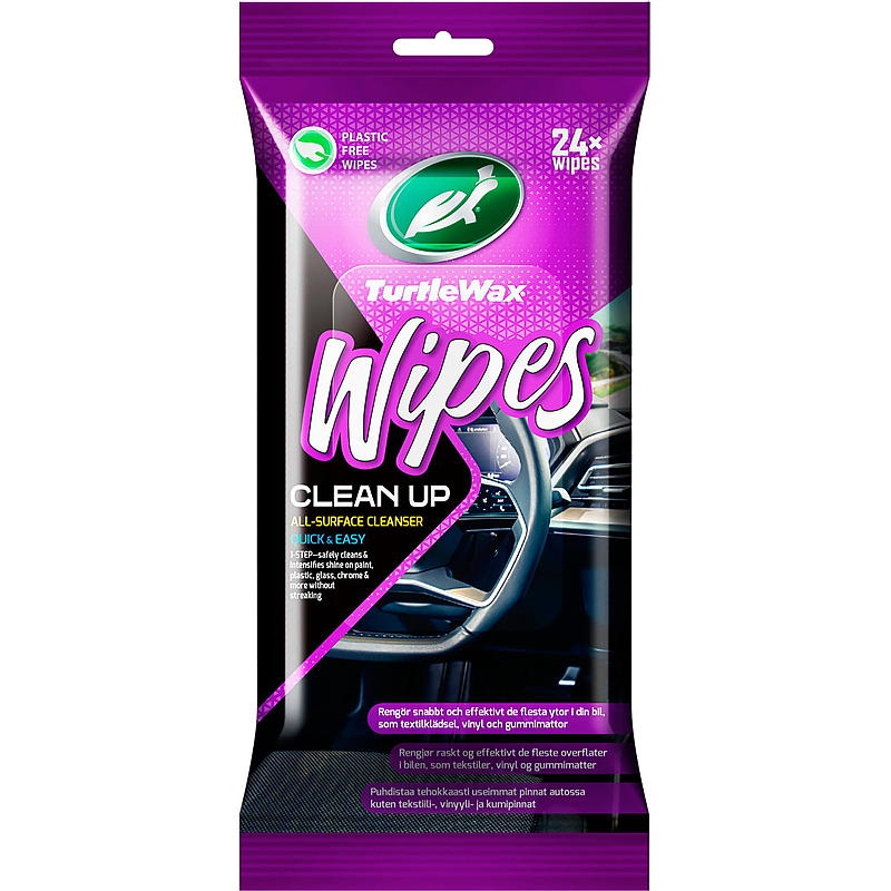 Turtle Wipes clean-up Flatpack, Turtle Wax