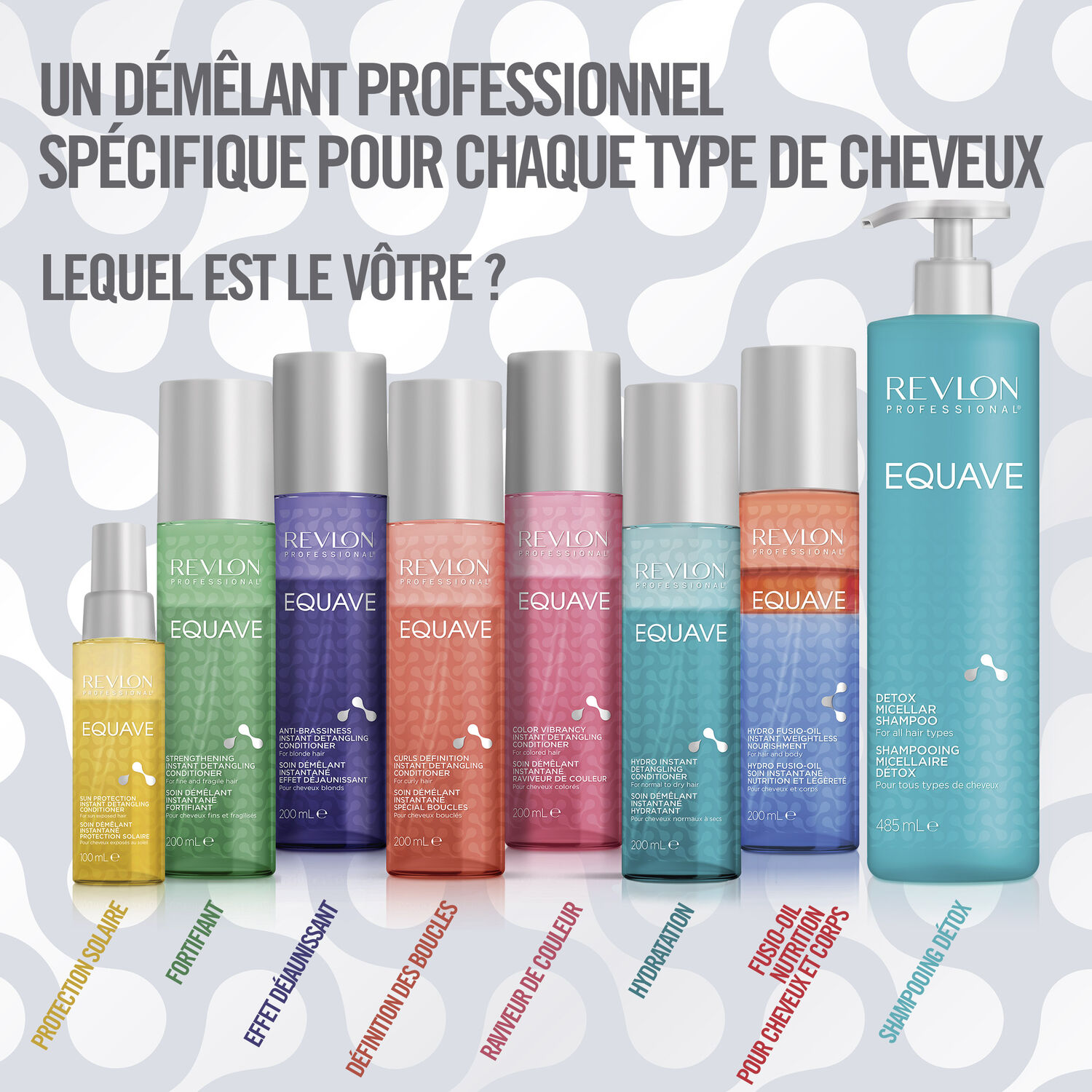 revlon professional Equave™ Après-Shampooing Démêlant Bi-Phase Raviveur de Couleur
