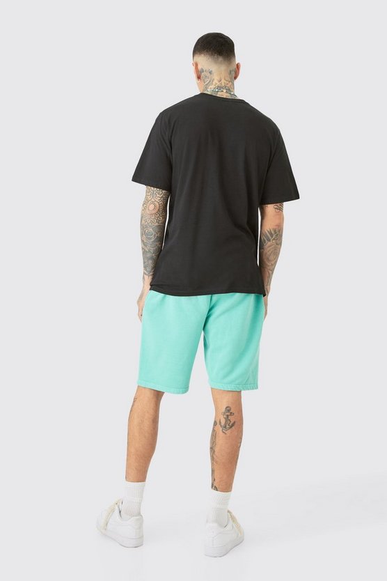 Tall T-Shirt und Shorts mit Paris Print