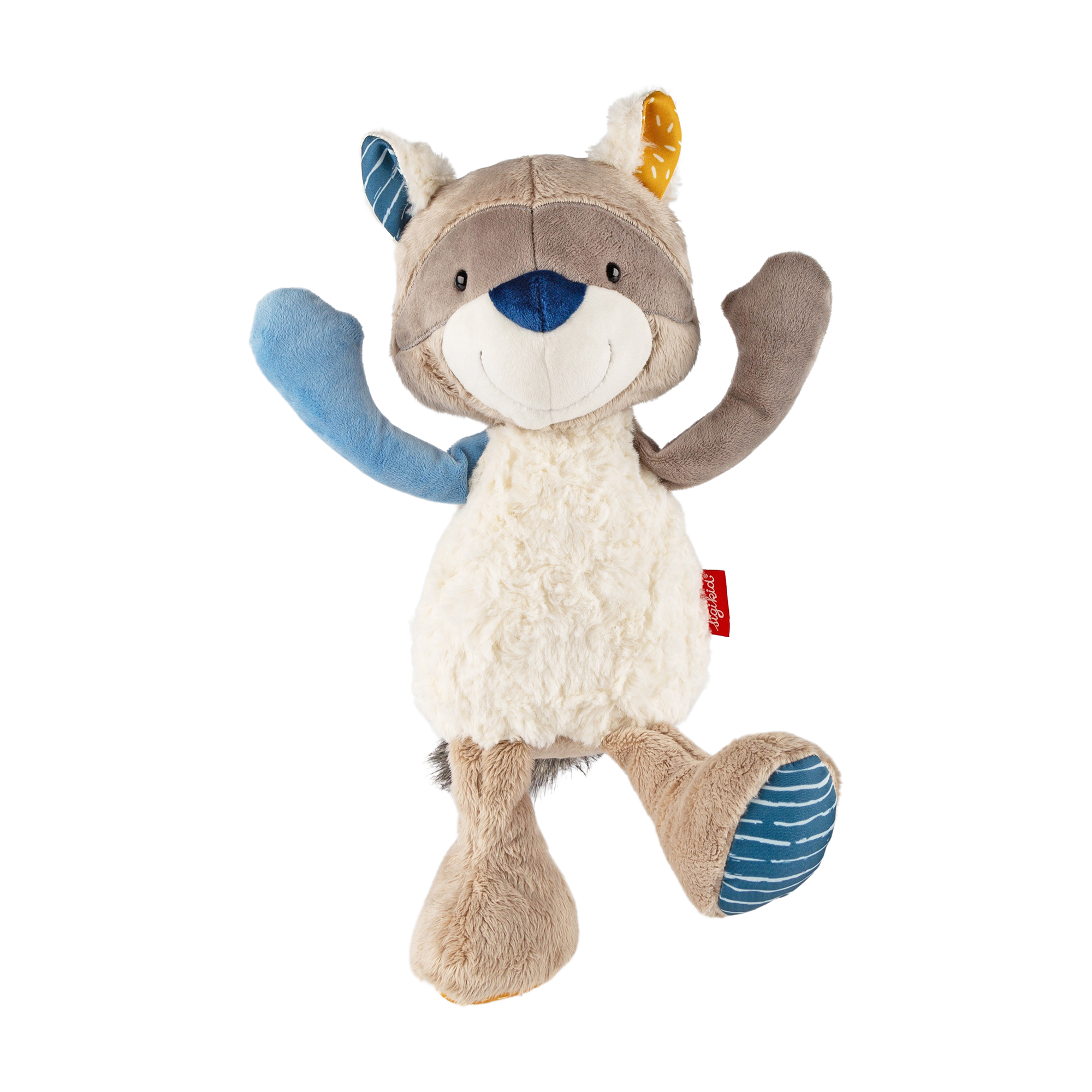 Kuscheltier Waschbär Patchwork Sweety